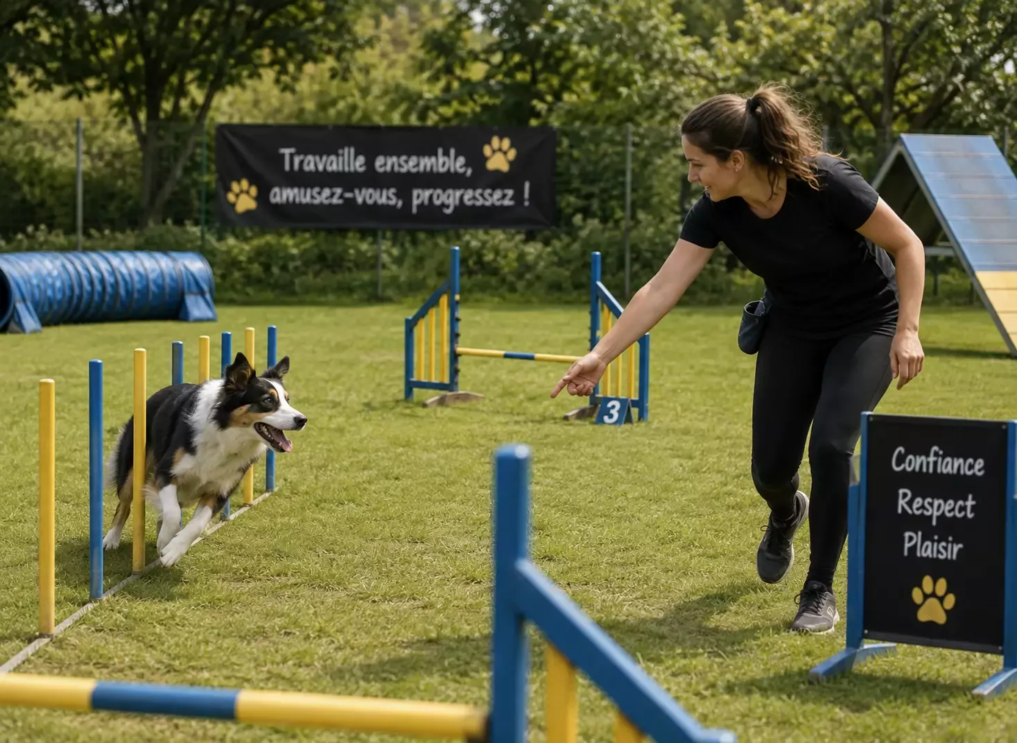 agilité pour chien